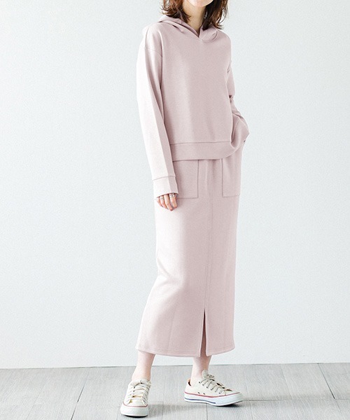 La-gemme（ラジェム）の「ダンボール セットアップ（セットアップ・レディース・ベージュ/ダークグレー/ブラック/ライトブラウン/グリーン/ブラウン/ラベンダー/グリーン系その他/ブルー・M/L）」の9枚目の写真