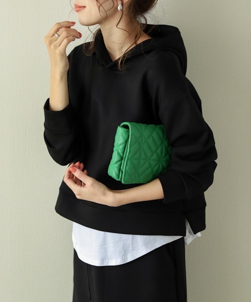 La-gemme（ラジェム）の「ダンボール セットアップ（セットアップ・レディース・ベージュ/ダークグレー/ブラック/ライトブラウン/グリーン/ブラウン/ラベンダー/グリーン系その他/ブルー・M/L）」の22枚目の写真