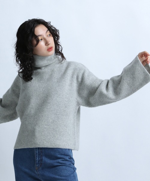 eL（エル）の「【eL】7G MadeinJapan Short Rib TurtleNeck/227870