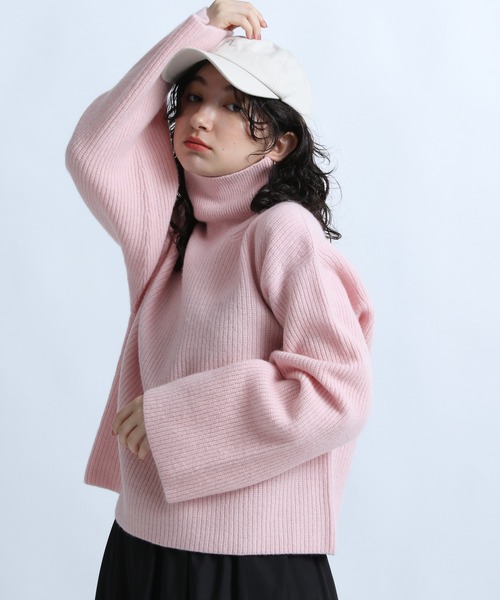 eL（エル）の「【eL】7G MadeinJapan Short Rib TurtleNeck/227870