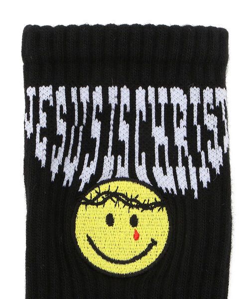 L.H.P(エルエイチピー)の「SOMEIT/サミット/J.X Socks(ソックス/靴下・メンズ・ホワイト/ブラック・FREE)」の6枚目の写真