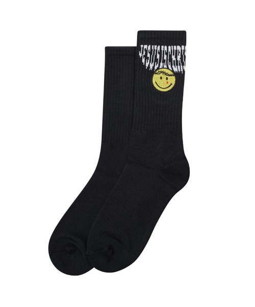 L.H.P(エルエイチピー)の「SOMEIT/サミット/J.X Socks(ソックス/靴下・メンズ・ホワイト/ブラック・FREE)」の2枚目の写真