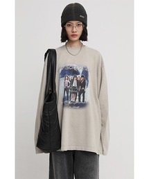 【MASONPRINCE】Oversized band motif long sleeve TEE CT2035