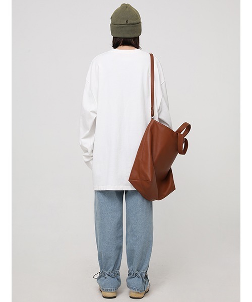 MASONPRINCE(メイソンプリンス)の「【MASONPRINCE】Oversized band motif long sleeve TEE CT2035(Tシャツ/カットソー・メンズ・ホワイト/ブラック/ベージュ・S/M/L)」の17枚目の写真