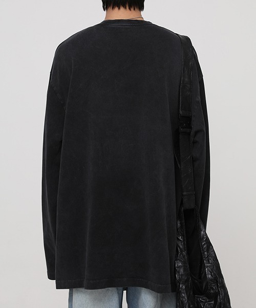 MASONPRINCE(メイソンプリンス)の「【MASONPRINCE】Oversized band motif long sleeve TEE CT2035(Tシャツ/カットソー・メンズ・ホワイト/ブラック/ベージュ・S/M/L)」の9枚目の写真