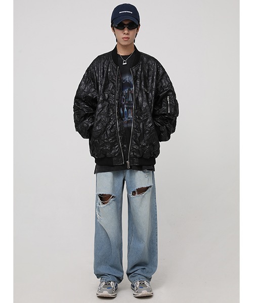 MASONPRINCE(メイソンプリンス)の「【MASONPRINCE】Oversized band motif long sleeve TEE CT2035(Tシャツ/カットソー・メンズ・ホワイト/ブラック/ベージュ・S/M/L)」の14枚目の写真