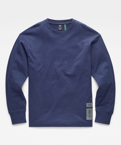 G-STAR（ジースター）の「BACK TAPE OVERSIZED T-SHIRT/ロンT/オーバーサイズ（Tシャツ/カットソー・メンズ・ダークオリーブ/ダークブルー・SMALL/LARGE/X-SMALL/MEDIUM/X-LARGE）」の15枚目の写真