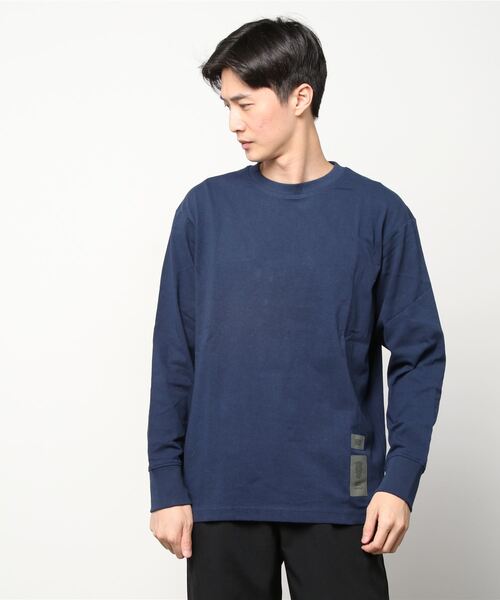 G-STAR（ジースター）の「BACK TAPE OVERSIZED T-SHIRT/ロンT/オーバーサイズ（Tシャツ/カットソー・メンズ・ダークオリーブ/ダークブルー・SMALL/LARGE/X-SMALL/MEDIUM/X-LARGE）」の20枚目の写真