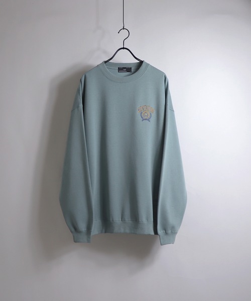 ILL'S（イルズ）の「ILL'S / イルズ カレッジワッペンビッグスウェット（スウェット・メンズ・ブラック/アイボリー/ミント・M/L）」の3枚目の写真