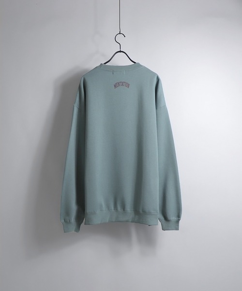 ILL'S（イルズ）の「ILL'S / イルズ カレッジワッペンビッグスウェット（スウェット・メンズ・ブラック/アイボリー/ミント・M/L）」の7枚目の写真