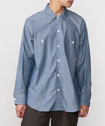 【YELLOW RAT】シャンブレーワークシャツ MEN