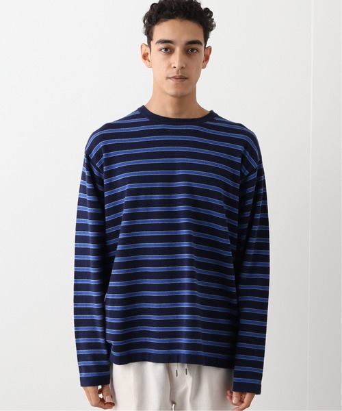 JOINT WORKS(ジョイントワークス)の「KNIT BORDER(ニット/セーター・メンズ・グレー/ネイビー・MEDIUM/LARGE)」の14枚目の写真