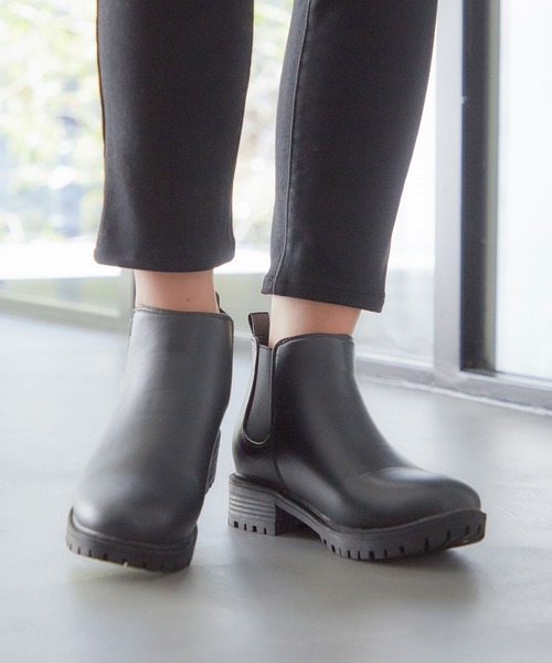 Honeys（ハニーズ）の「サイドゴアブーツ（ブーツ・レディース・ブラック/ブラック系その他・L/LL/M）」の12枚目の写真