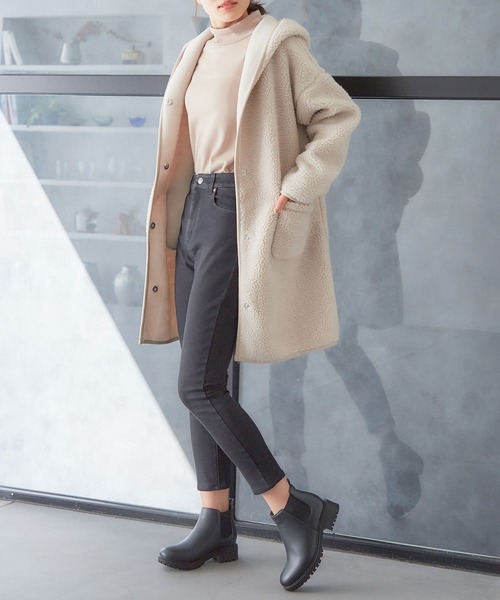 Honeys（ハニーズ）の「サイドゴアブーツ（ブーツ・レディース・ブラック/ブラック系その他・L/LL/M）」の7枚目の写真