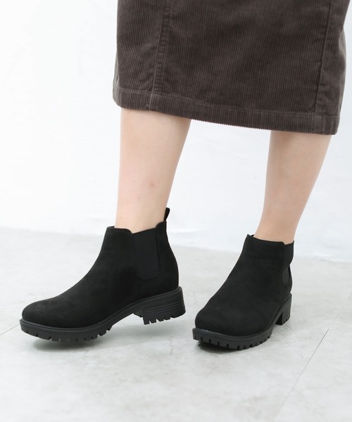 Honeys（ハニーズ）の「サイドゴアブーツ（ブーツ・レディース・ブラック/ブラック系その他・L/LL/M）」の9枚目の写真