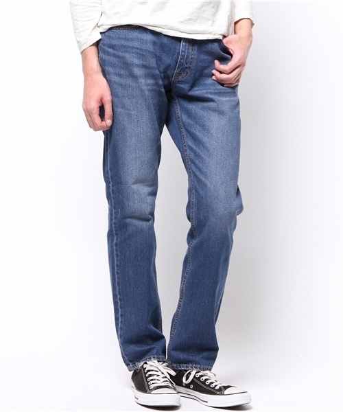 WEGO（ウィゴー）の「WEGO/ヴィンテージストレートデニムパンツ（デニムパンツ・メンズ・インディゴブルー/ライトインディゴブルー・LARGE/MEDIUM）」の16枚目の写真