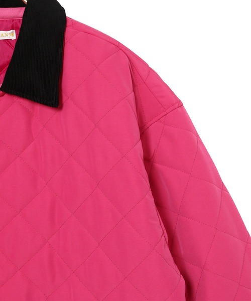 MADEMOISELLE ROPE'（マドモアゼル ロペ）の「【SANSE SANSE】キルティングジャケット（その他アウター・レディース・ピンク・FREE）」の8枚目の写真