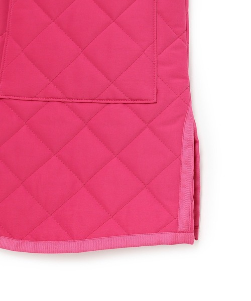 MADEMOISELLE ROPE'（マドモアゼル ロペ）の「【SANSE SANSE】キルティングジャケット（その他アウター・レディース・ピンク・FREE）」の10枚目の写真