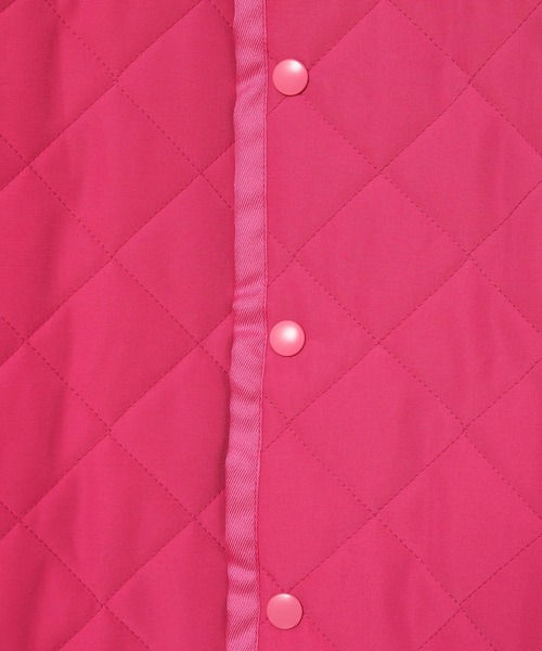 MADEMOISELLE ROPE'（マドモアゼル ロペ）の「【SANSE SANSE】キルティングジャケット（その他アウター・レディース・ピンク・FREE）」の14枚目の写真
