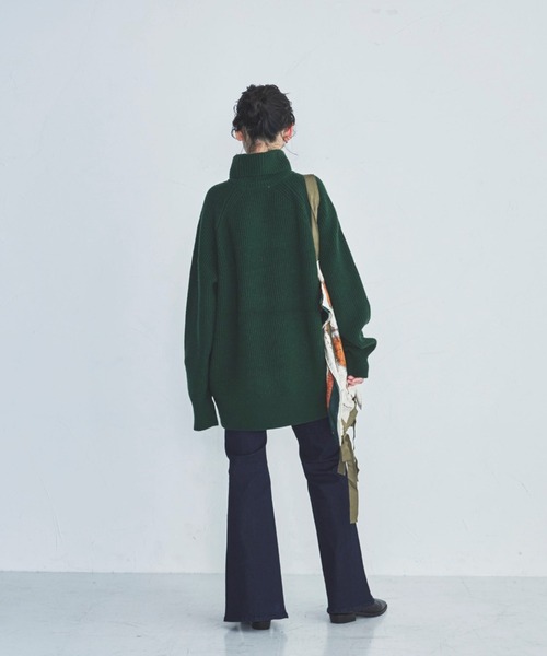 lautreamont BLEUBLANC（ロートレアモンブルーブラン）の「<lautreamont BLEUBLANC>フロントスリットクラシックデニムパンツ（デニムパンツ・レディース・ブラック/ネイビー・7号/9号/11号）」の22枚目の写真