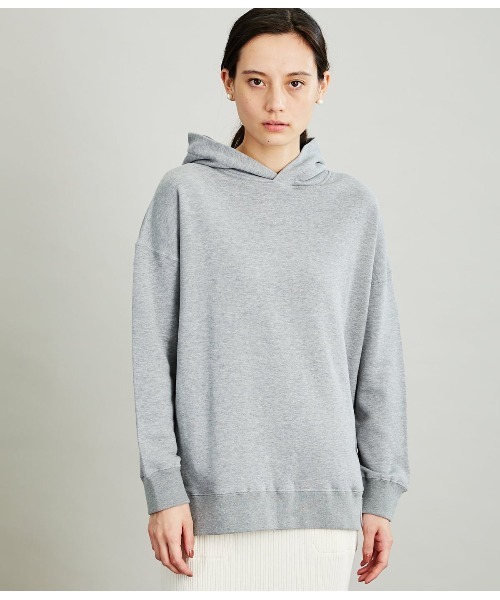 SIPULI（シプリ）の「Suvin Cotton  AZUMA URAKE  フーデッドパーカ（パーカー・レディース・ブラック/グレー系その他/アイボリー・2/3）」の4枚目の写真