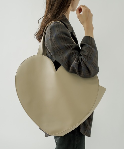 mystic（ミスティック）の「Lara HEART BAG（トートバッグ・レディース・ブラック/ライトグレー・ONE SIZE）」の14枚目の写真