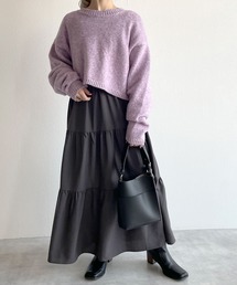 w closet | 両A面ティアードワンピース(ワンピース)