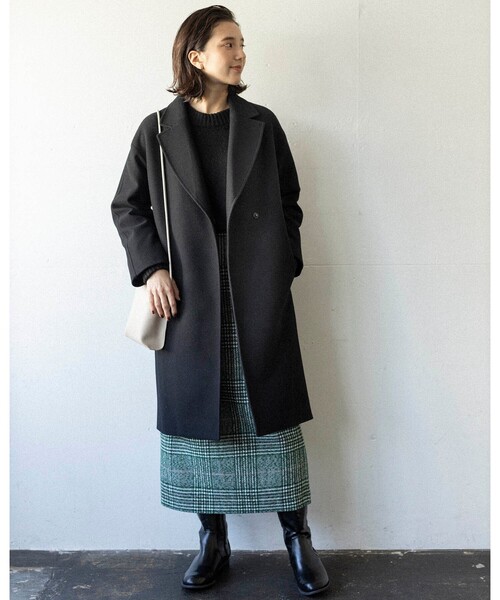 THE SHOP TK （ザ ショップ ティーケー ）の「◆ツィードチェックロングスカート（スカート・レディース・グリーン系その他3/ブラック系1・13/12）」の5枚目の写真
