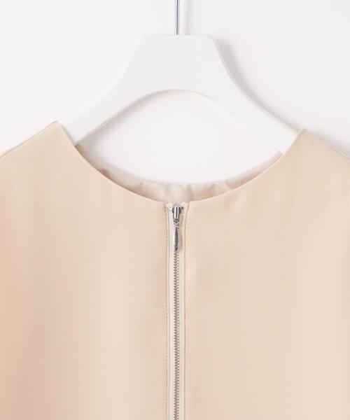2WAY ZIP ロングスリーブ ワンピース 2wayスリーブジップワンピース（ワンピース）｜Ellno de Mavie