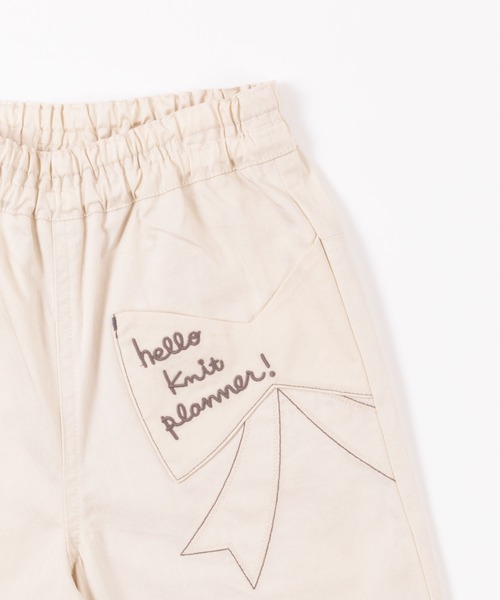 KP(ケーピー)の「リボンポケットコットンツイル7分丈ワイドパンツ(110-130cm)(その他パンツ・キッズ・ベージュ/ブルー系その他・130cm/110cm/120cm)」の6枚目の写真