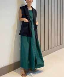 EFFE BEAMS（エッフェビームス）の「EFFE BEAMS / タフタギャザー オールインワン（つなぎ/オールインワン）」