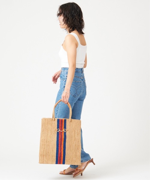 U by SPICK&SPAN(ユーバイスピックアンドスパン)の「カップ付きリブニットキャミ◆(キャミソール・レディース・カーキ/ホワイト・FREE)」の5枚目の写真
