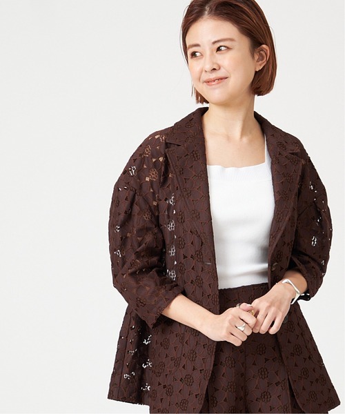 U by SPICK&SPAN(ユーバイスピックアンドスパン)の「カップ付きリブニットキャミ◆(キャミソール・レディース・カーキ/ホワイト・FREE)」の10枚目の写真