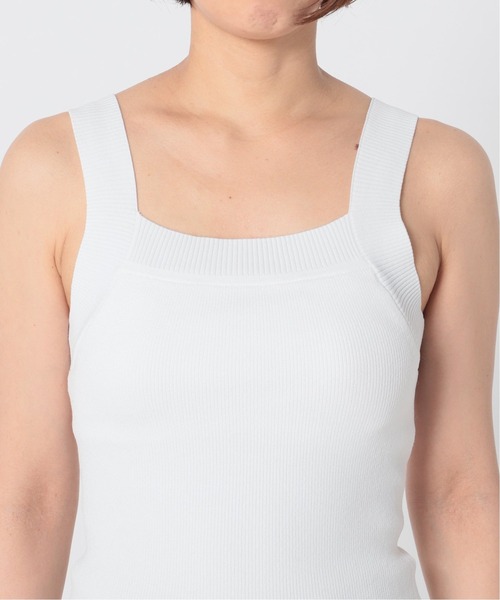 U by SPICK&SPAN(ユーバイスピックアンドスパン)の「カップ付きリブニットキャミ◆(キャミソール・レディース・カーキ/ホワイト・FREE)」の21枚目の写真