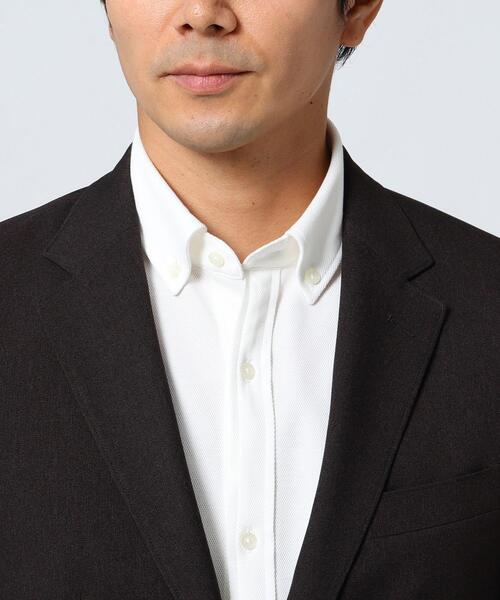 TAKEO KIKUCHI(タケオキクチ)の「◆【Sサイズ~】メランジストレッチジャケット(スーツジャケット・メンズ・チャコールグレー/ダークブラウン・03/02)」の7枚目の写真