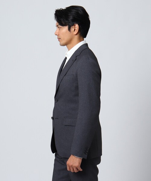 TAKEO KIKUCHI(タケオキクチ)の「◆【Sサイズ~】メランジストレッチジャケット(スーツジャケット・メンズ・チャコールグレー/ダークブラウン・03/02)」の16枚目の写真