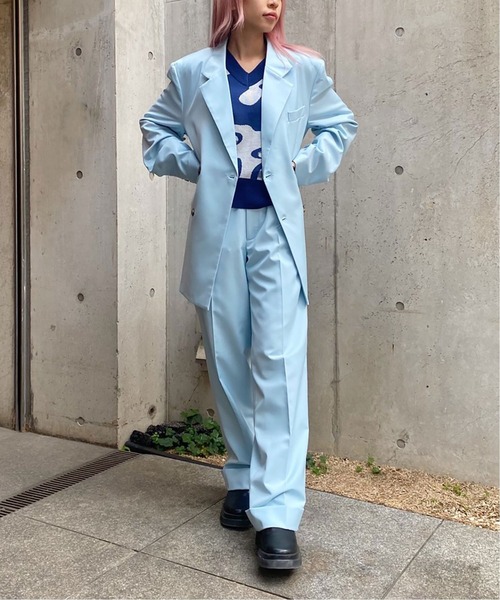 Oriens JOURNAL STANDARD（オリエンス ジャーナルスタンダード）の「Daddys セットアップジャケット（テーラードジャケット・レディース・ブラウン/グリーン/ブルー系その他/アイボリー・MEDIUM/LARGE）」の9枚目の写真