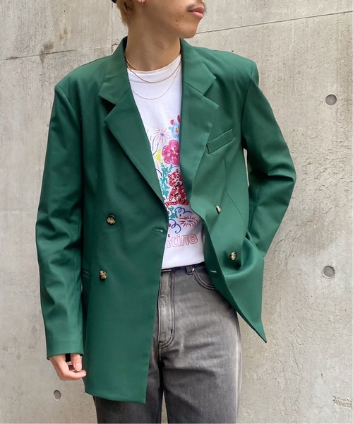 Oriens JOURNAL STANDARD（オリエンス ジャーナルスタンダード）の「Daddys セットアップジャケット（テーラードジャケット・レディース・ブラウン/グリーン/ブルー系その他/アイボリー・MEDIUM/LARGE）」の13枚目の写真