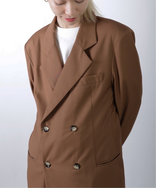 Oriens JOURNAL STANDARD（オリエンス ジャーナルスタンダード）の「Daddys セットアップジャケット（テーラードジャケット・レディース・ブラウン/グリーン/ブルー系その他/アイボリー・MEDIUM/LARGE）」の20枚目の写真