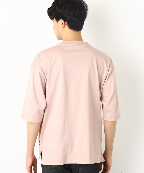 COMME　CA COMMUNE（コムサコミューン）の「★ＴＶ媒体着用商品★  ダブルポケット ビッグＴシャツ（Tシャツ/カットソー・メンズ・ブラック/グレー/サックスブルー/ピンク/グリーン/キナリ・MEDIUM/LARGE）」の10枚目の写真