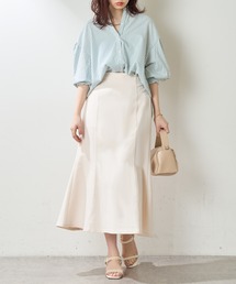 natural couture | 春の装いを軽やかに仕上げてくれる カットソーマーメイドスカート(スカート)