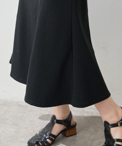 natural couture（ナチュラルクチュール）の「春の装いを軽やかに仕上げてくれる カットソーマーメイドスカート（スカート・レディース・ブラック/パープル/グレー/アイボリー・FREE）」の20枚目の写真