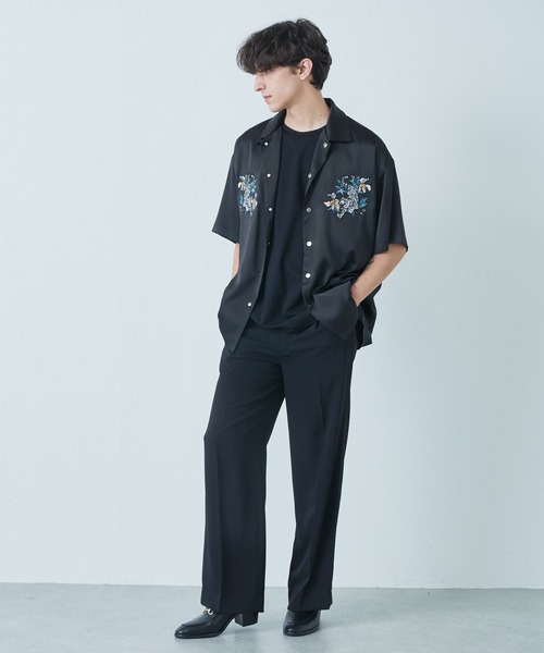 Lui's(ルイス)の「スカシャツ(シャツ/ブラウス・メンズ・ブラック/グリーン・FREE)」の22枚目の写真