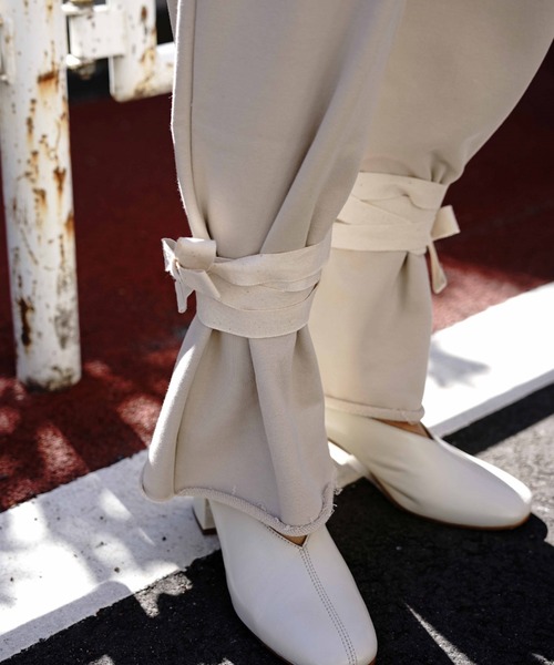 Toironier（トワロニエ）の「Toironier(トワロニエ )　2WAYスウェットパンツ（スウェットパンツ・レディース・ホワイト/オートミール・FREE）」の12枚目の写真