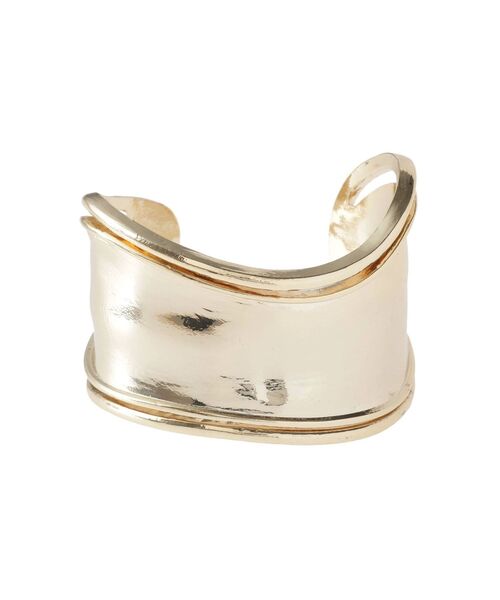 LAGUNAMOON（ラグナムーン）の「ウェーブフォルムバングル（ブレスレット・レディース・シルバー/ゴールド・FREE）」の4枚目の写真