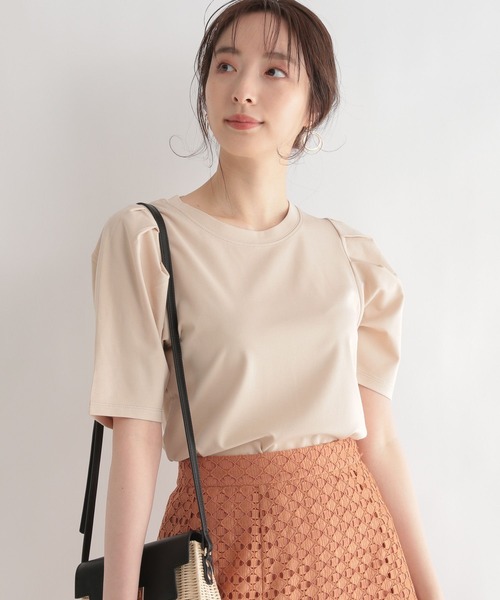 Andemiu(アンデミュウ)の「パワショルカットソー276684(Tシャツ/カットソー・レディース・ブラック/イエロー/ブルー/アイボリー/パープル・FREE)」の18枚目の写真