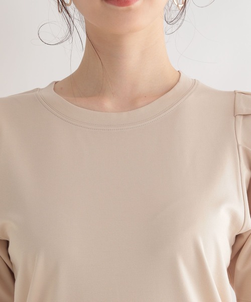 Andemiu(アンデミュウ)の「パワショルカットソー276684(Tシャツ/カットソー・レディース・ブラック/イエロー/ブルー/アイボリー/パープル・FREE)」の22枚目の写真