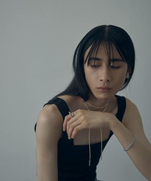 and cloud(アンドクラウド)の「Haze Marble Set Chain Ring(リング・レディース・グレー/ネイビー・17号/15号/11号/13号)」の16枚目の写真