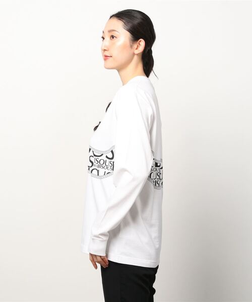 grapevine by k3（グレープバインバイケースリー）の「WAVE LONGSLEEVES T-SHIRTS（Tシャツ/カットソー・レディース・ホワイト・S/M/L）」の3枚目の写真