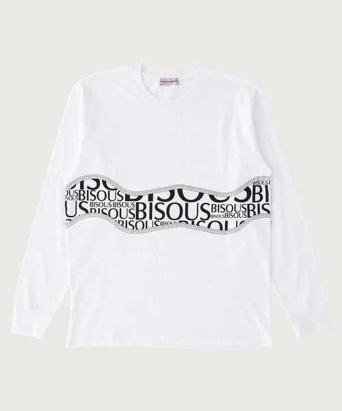 grapevine by k3（グレープバインバイケースリー）の「WAVE LONGSLEEVES T-SHIRTS（Tシャツ/カットソー・レディース・ホワイト・S/M/L）」の4枚目の写真